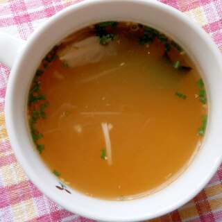ラーメンスープで☆生姜スープ